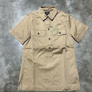 New With Tags Filson Khaki Button Down Shirt